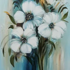 Flower Painting: Compact Floral Art in Georgia